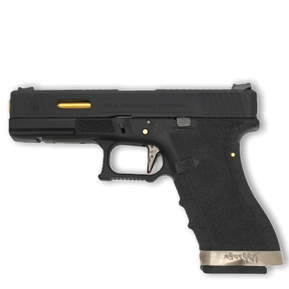 We Tech G-Force WET G17 T1 GBB Gel Blaster Pistole (BK/SV/BK)