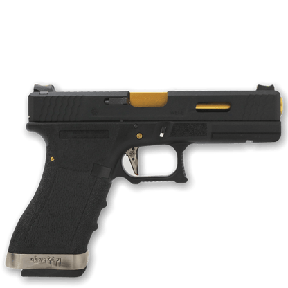 We Tech G-Force WET G17 T1 GBB Gel Blaster Pistole (BK/SV/BK)