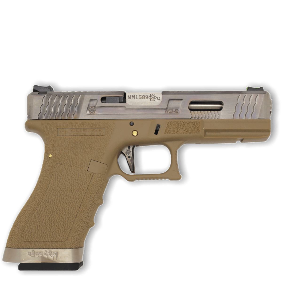 We Tech G-Force WET G17 T8 GBB Gel Blaster Pistole (SV/SV/TAN)