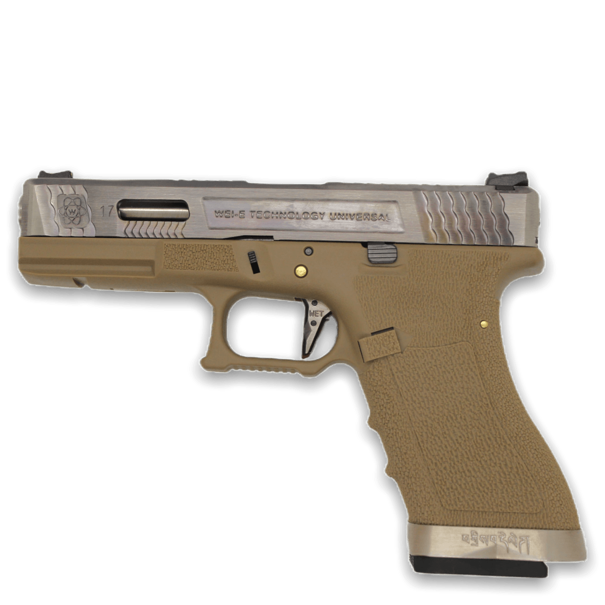 We Tech G-Force WET G17 T8 GBB Gel Blaster Pistole (SV/SV/TAN)