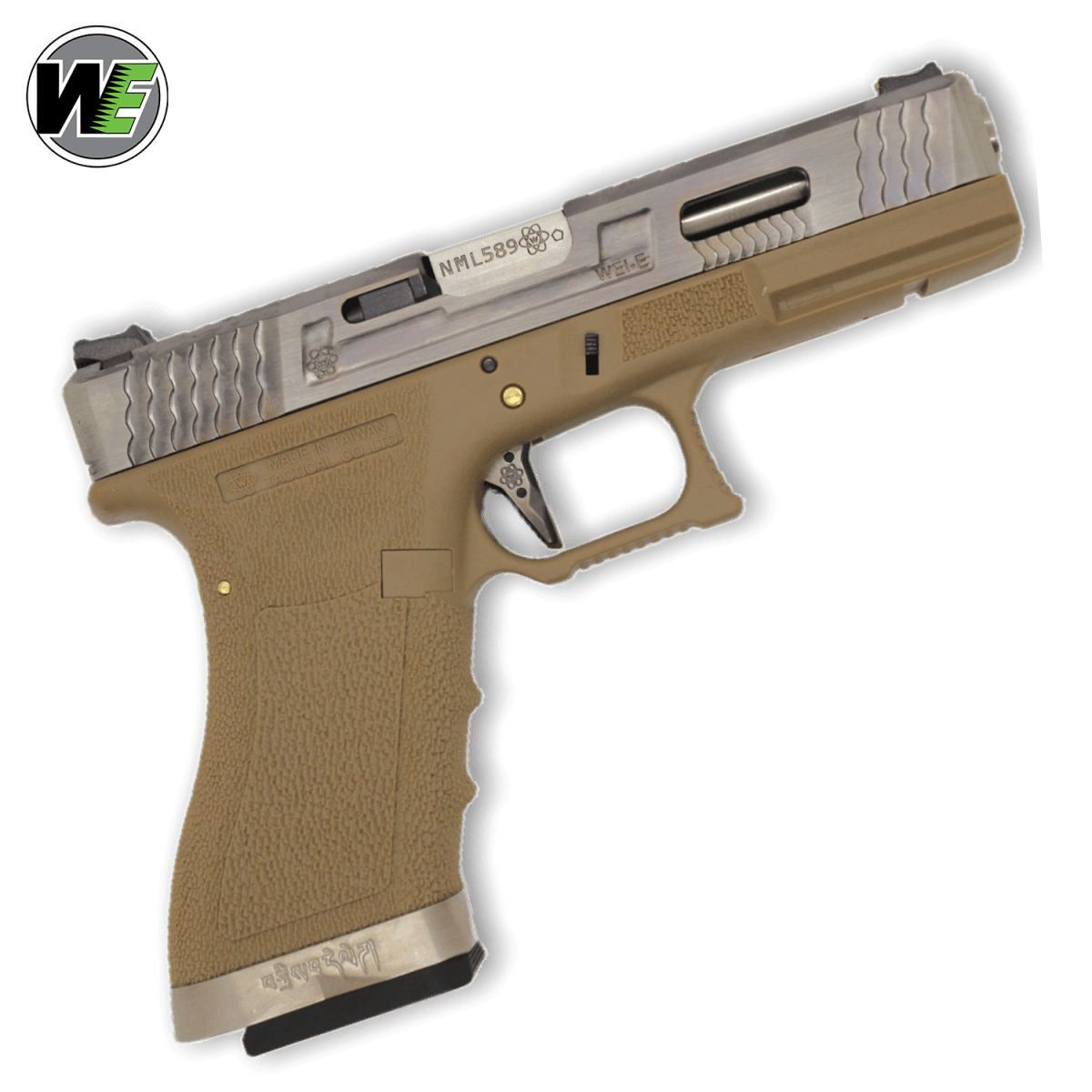 We Tech G-Force WET G17 T8 GBB Gel Blaster Pistole (SV/SV/TAN)