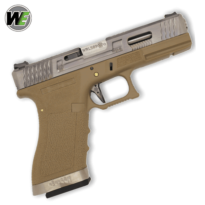 We Tech G-Force WET G17 T8 GBB Gel Blaster Pistole (SV/SV/TAN)