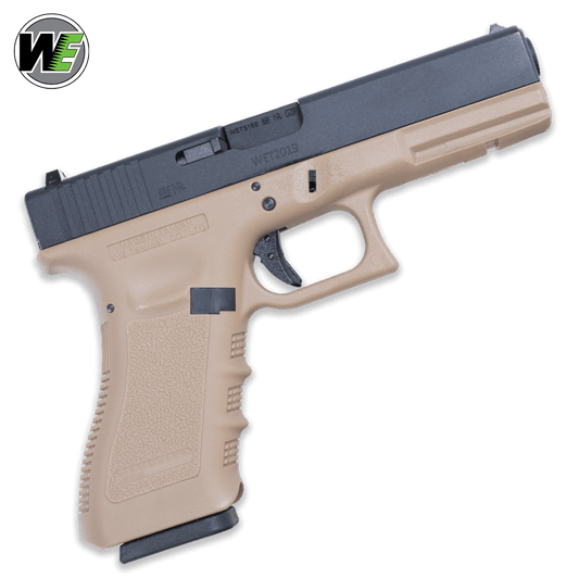 We Tech G17 Gen 3 GBB Gel Blaster – Hellbraun