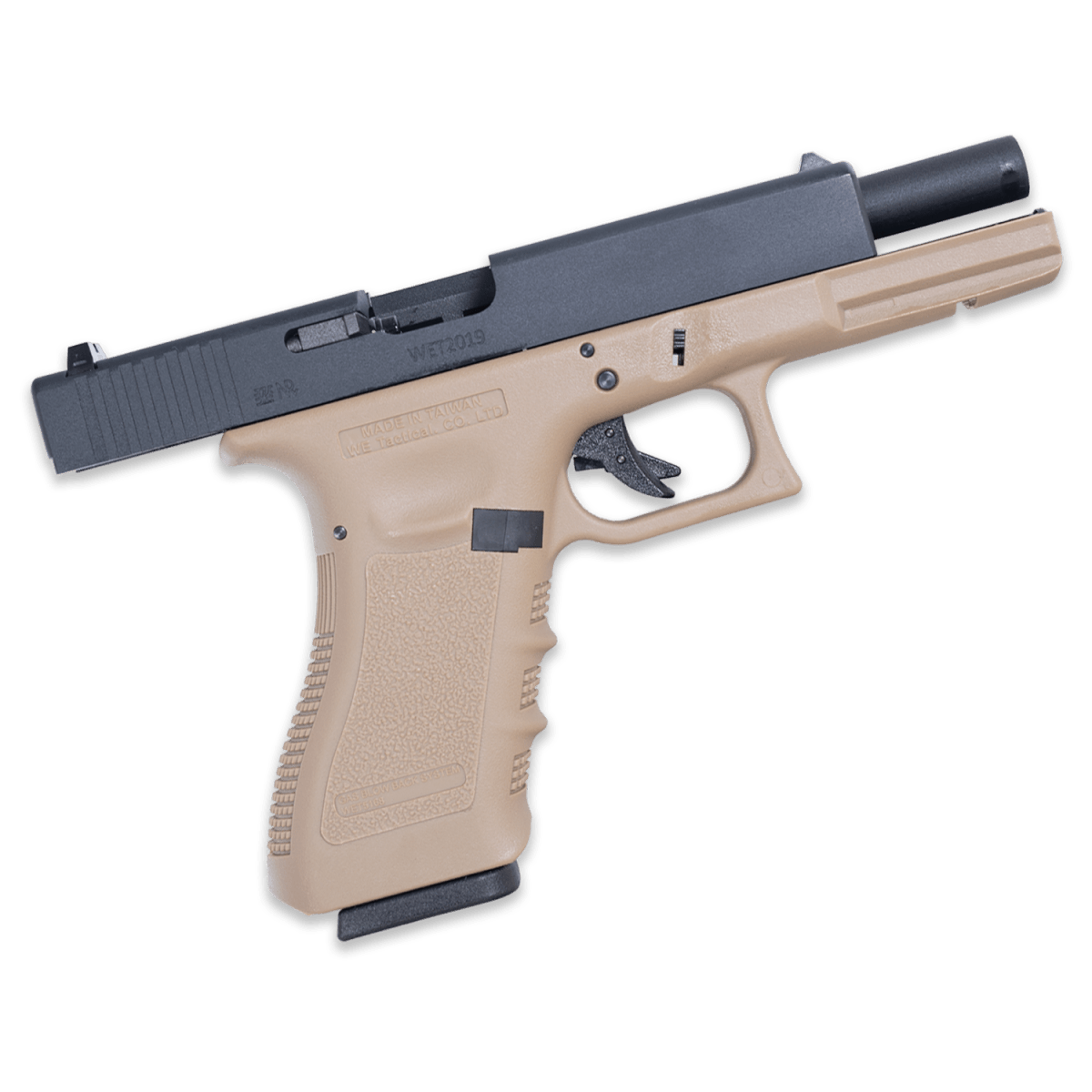 We Tech G17 Gen 3 GBB Gel Blaster – Hellbraun