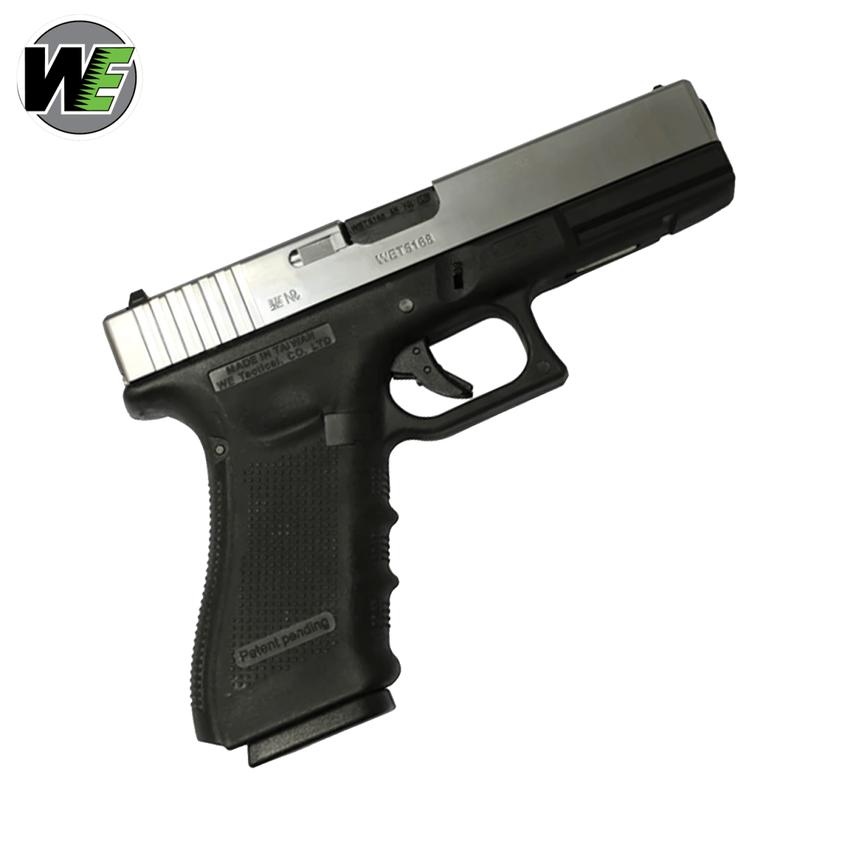 We Tech G17 Gen 4 Gas Blow Back Pistole – Schwarz/Silber