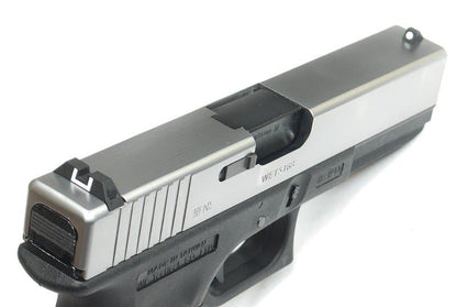 We Tech G17 Gen 4 Gas Blow Back Pistole – Schwarz/Silber
