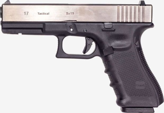 We Tech G17 Gen 4 Gas Blow Back Pistole – Schwarz/Silber