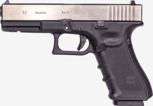 We Tech G17 Gen 4 Gas Blow Back Pistole – Schwarz/Silber