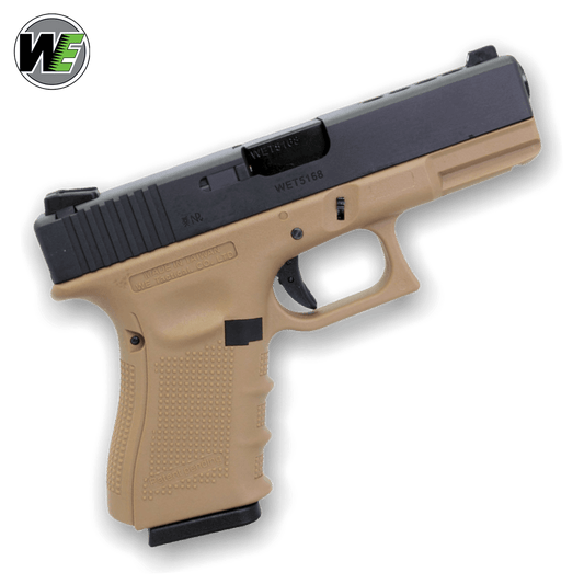 We Tech G19 Gen 3 GBB Gel Blaster – Hellbraun
