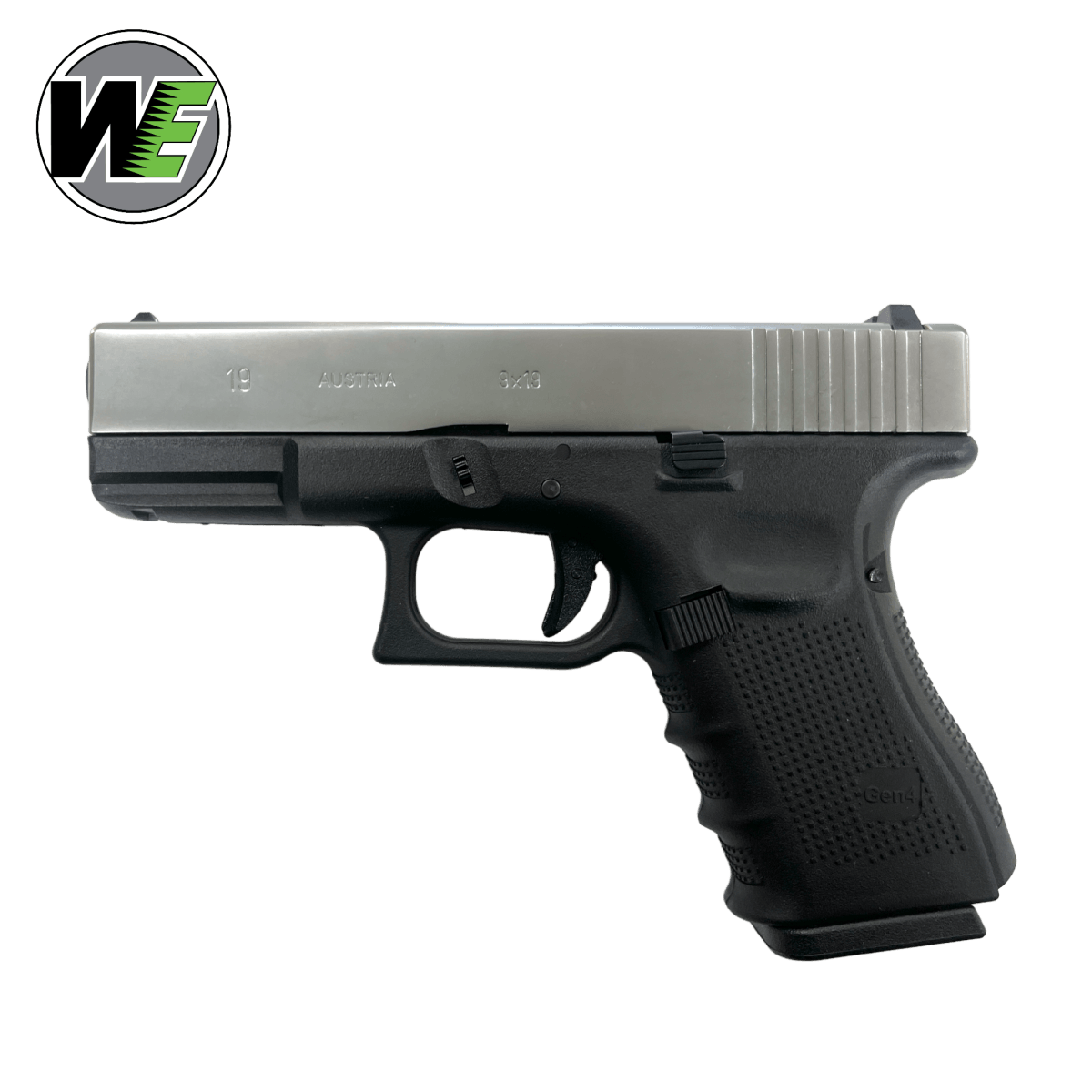 We Tech G19 Gen 4 GBB Gel Blaster – Silber