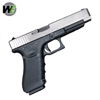 We Tech Glock 34 Gen 3 GBB Pistole – Silber