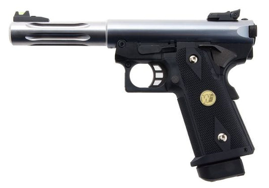 We Tech Hi-Capa 5.1 Galaxy Premium S GBB Pistole – Slide K Rahmen – Silber