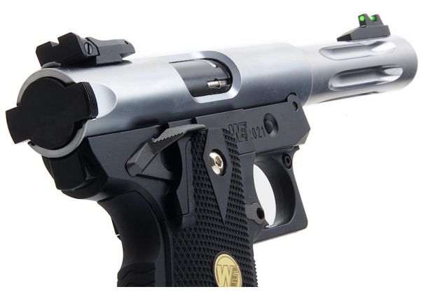 We Tech Hi-Capa 5.1 Galaxy Premium S GBB Pistole – Slide K Rahmen – Silber
