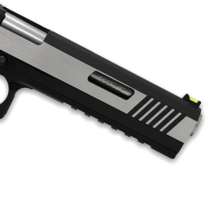 WE-Tech Hi-Capa 6" I-REX Competition Gas Blowback Gel Blaster Pistole – zweifarbig