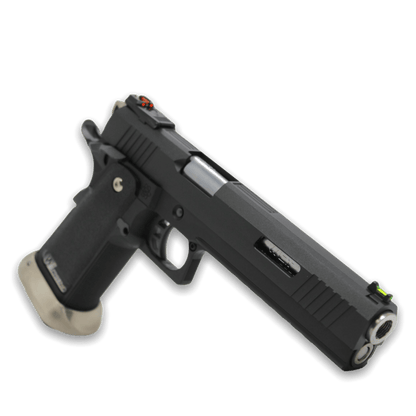 WE Tech Hi-Capa 6" Irex Gas Blowback Pistole - BK/SV
