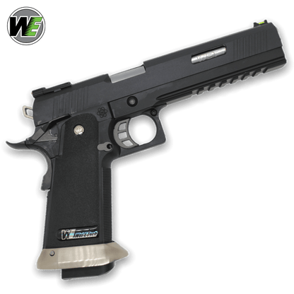 WE Tech Hi-Capa 6" Irex Gas Blowback Pistole - BK/SV