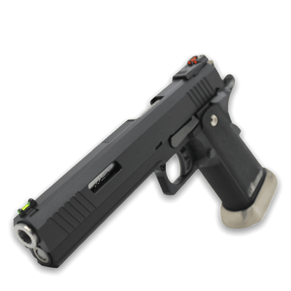 WE Tech Hi-Capa 6" Irex Gas Blowback Pistole - BK/SV