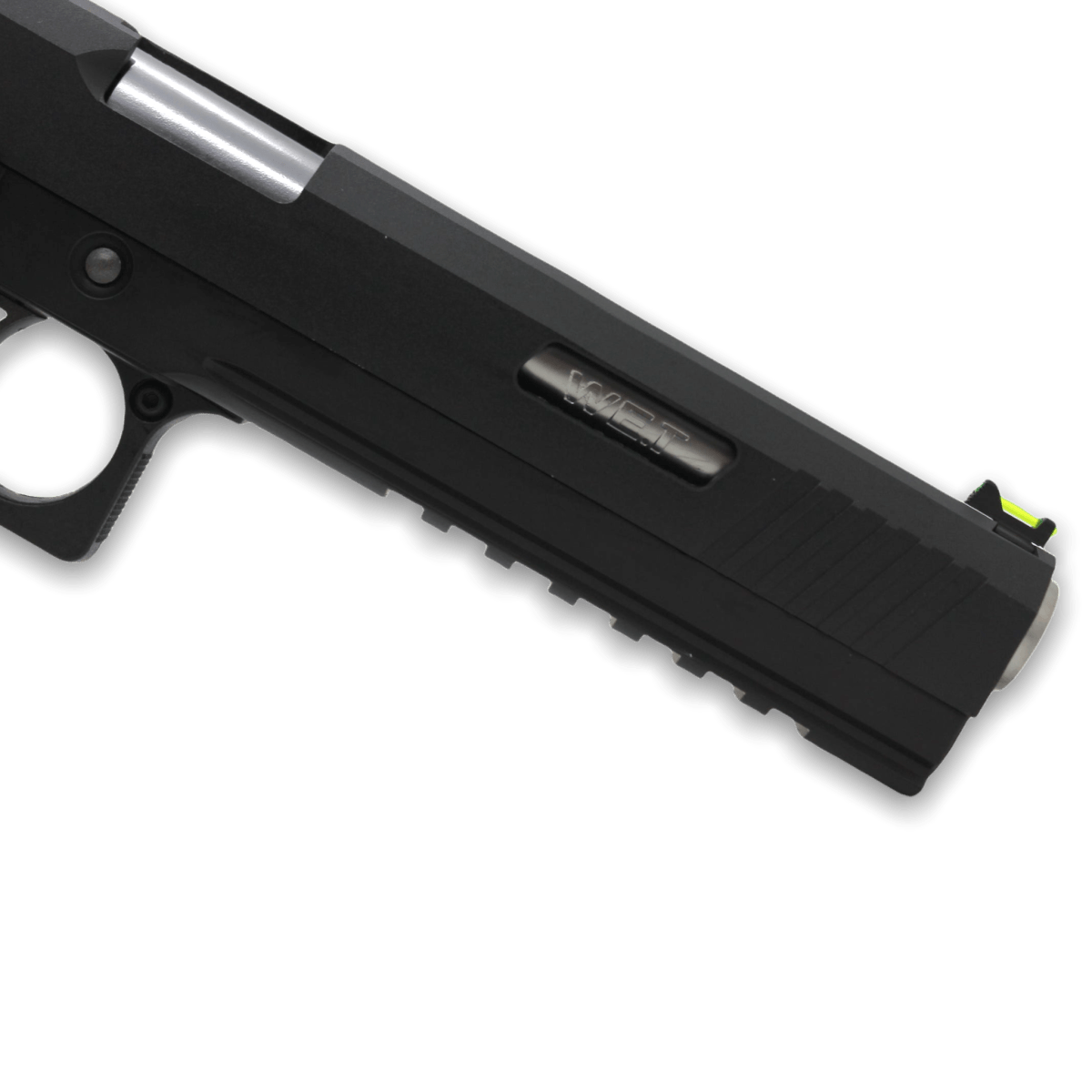WE Tech Hi-Capa 6" Irex Gas Blowback Pistole - BK/SV