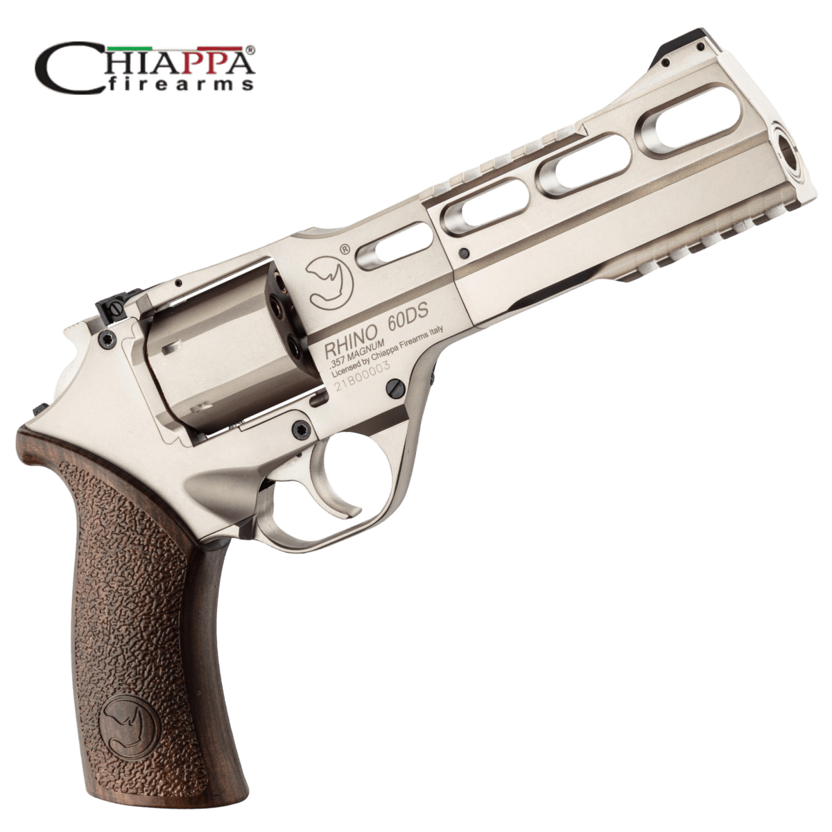 Wingun CHIAPPA RHINO 60DS Co2 Gelsoft Revolver – Chrom